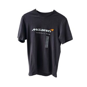 McLaren F1 Team Castore Racing Tee Shirt Black Small Lando Norris Piastri NWOT